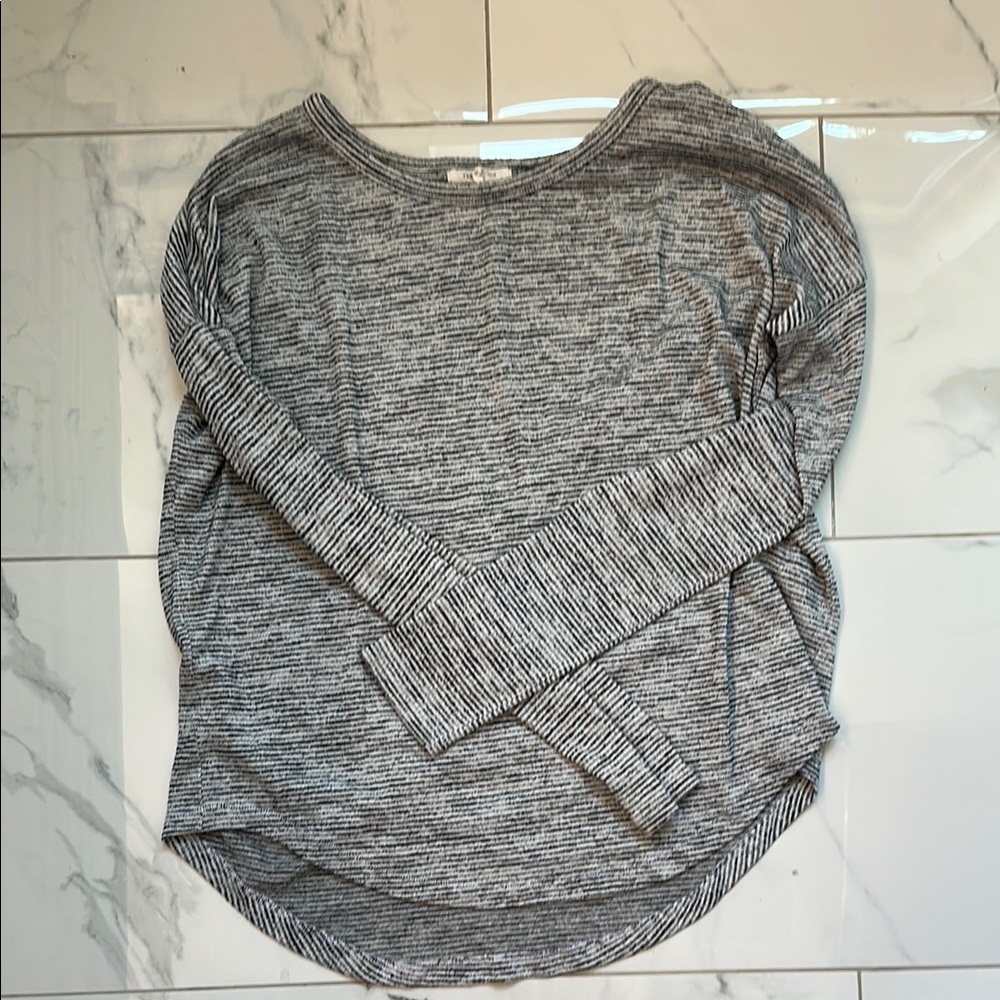 Rag & bone Striped Long Sleeve Top